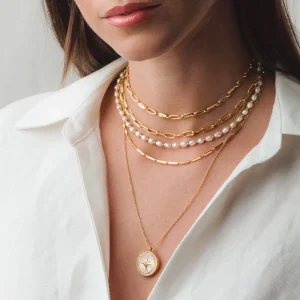 Layered Gold Necklaces